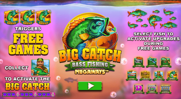 Big Catch Bass Fishing Megaways