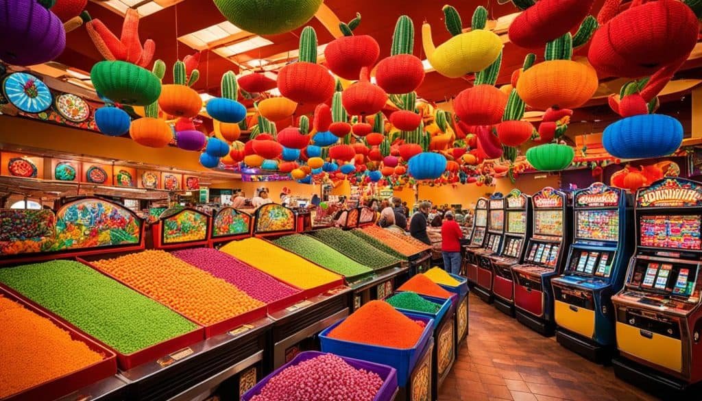 Mexican-inspired slot environments